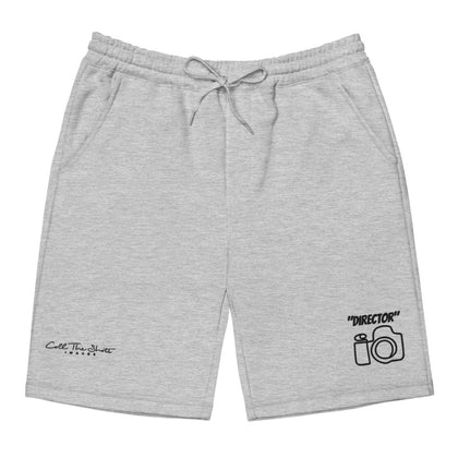 "Director" Men's fleece shorts (Grey)