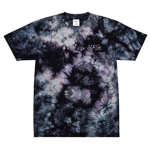 Call The Shots Images Oversized tie-dye t-shirt